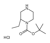 cas no 1222106-99-1 is (S)-1-N-BOC-2-ETHYL-PIPERAZINE-HCl