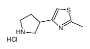 cas no 1225218-96-1 is 2-methyl-4-(pyrrolidin-3-yl)thiazole hydrochloride