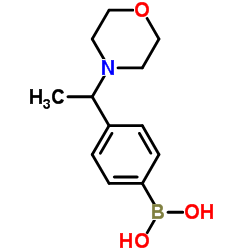 cas no 1226814-83-0 is {4-[1-(4-Morpholinyl)ethyl]phenyl}boronic acid