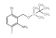 cas no 1227958-00-0 is 3-BROMO-2-(((TERT-BUTYLDIMETHYLSILYL)OXY)METHYL)-6-FLUOROANILINE