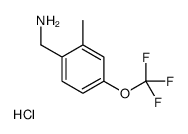 cas no 1229625-05-1 is (2-Methyl-4-(trifluoromethoxy)phenyl)Methanamine hydrochloride