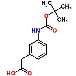 cas no 123036-51-1 is {3-[(tert-Butoxycarbonyl)amino]phenyl}acetic acid