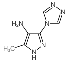 cas no 1232838-41-3 is 5-METHYL-3-(4H-1,2,4-TRIAZOL-4-YL)-1H-PYRAZOL-4-AMINE