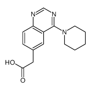 cas no 1233025-87-0 is 2-[4-(1-piperidinyl)-6-quinazolinyl]acetic acid