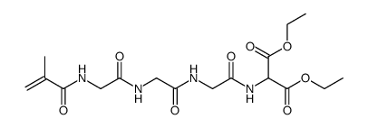 cas no 1233077-65-0 is diethyl 2-(2-(2-(2-methacrylamidoacetamido)acetamido)acetamido)malonate