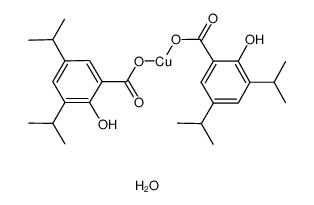 cas no 123334-28-1 is COPPER(II) 3,5-DIISOPROPYLSALICYLATE HYDRATE