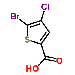 cas no 123418-69-9 is 5-Bromo-4-chlorothiophene-2-carboxylic acid