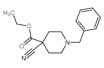 cas no 123730-67-6 is ethyl 1-benzyl-4-cyano-piperidine-4-carboxylate