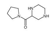 cas no 123866-43-3 is Pyrrolidine, 1-(2-piperazinylcarbonyl)- (9CI)