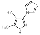 cas no 1239479-70-9 is 3-(1H-IMIDAZOL-1-YL)-5-METHYL-1H-PYRAZOL-4-AMINE