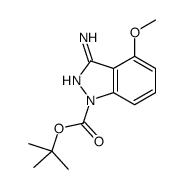 cas no 1240518-05-1 is tert-butyl 3-amino-4-methoxyindazole-1-carboxylate