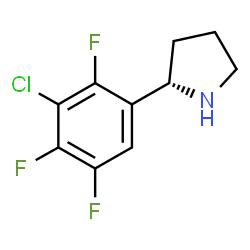 cas no 1241681-92-4 is (2S)-2-(3-CHLORO-2,4,5-TRIFLUOROPHENYL)PYRROLIDINE