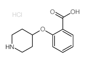 cas no 1243250-02-3 is 2-(4-piperidinyloxy)benzoic acid(SALTDATA: HCl)