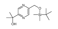 cas no 1243382-82-2 is 2-(5-((TERT-BUTYLDIMETHYLSILYLOXY)METHYL)PYRAZIN-2-YL)PROPAN-2-OL