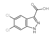 cas no 124459-91-2 is 5,6-DICHLORO-3-(1H)-INDAZOLECARBOXYLIC ACID