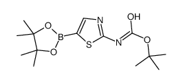 cas no 1245252-99-6 is 2-(Boc-Amino)thiazole-5-boronic acid pinacol ester