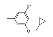 cas no 1245563-11-4 is 1-bromo-3-(cyclopropylmethoxy)-5-methylbenzene
