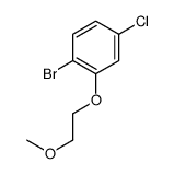 cas no 1245563-20-5 is 1-bromo-4-chloro-2-(2-methoxyethoxy)benzene