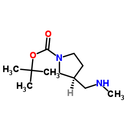 cas no 1245642-79-8 is (S)-Tert-Butyl3-((methylamino)methyl)pyrrolidine-1-carboxylate