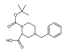 cas no 1245643-13-3 is (R)-1-BOC-4-BENZYLPIPERAZINE-2-CARBOXYLICACID
