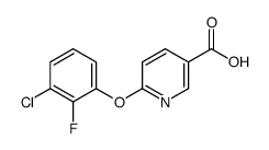 cas no 1245643-50-8 is 6-(3-CHLORO-2-FLUOROPHENOXY)NICOTINICACID