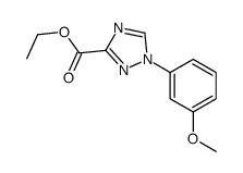cas no 1245645-50-4 is Ethyl-1-(3-methoxyphenyl)-1H-1,2,4-triazole-3- carboxylate