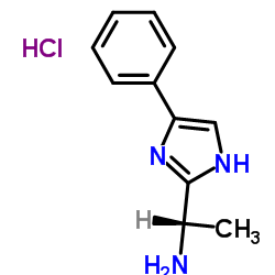 cas no 1245649-51-7 is (S)-1-(4-PHENYL-1H-IMIDAZOL-2-YL)ETHANAMINE HYDROCHLORIDE
