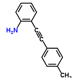 cas no 124643-45-4 is 2-[(4-Methylphenyl)ethynyl]aniline