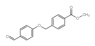cas no 124663-30-5 is methyl 4-[(4-formylphenoxy)methyl]benzoate