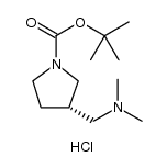 cas no 1246643-15-1 is (S)-TERT-BUTYL 3-((DIMETHYLAMINO)METHYL)PYRROLIDINE-1-CARBOXYLATE HYDROCHLORIDE