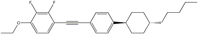 cas no 124770-59-8 is 1-Ethoxy-2,3-difluoro-4-[[4-(trans-4-pentylcyclohexyl)phenyl]ethynyl]benzene