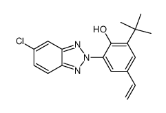 cas no 124883-10-9 is 2-(5-Chloro-2H-Benzotriazol-2-Yl)-6-(2-Methyl-2-Propanyl)-4-Vinylphenol