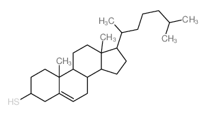 cas no 1249-81-6 is Cholest-5-ene-3-thiol,(3b)-