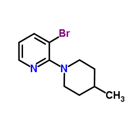 cas no 1249588-15-5 is 3-Bromo-2-(4-methyl-1-piperidinyl)pyridine
