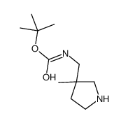 cas no 125290-87-1 is 3-(boc-aminomethyl)-3-Methyl-pyrrolidine