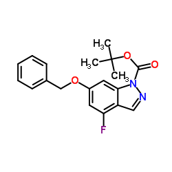 cas no 1253789-02-4 is Tert-butyl 6-(benzyloxy)-4-fluoro-1H-indazole-1-carboxylate