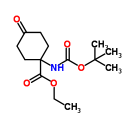 cas no 1253791-63-7 is ETHYL1-(TERT-BUTOXYCARBONYLAMINO)-4-OXOCYCLOHEXANECARBOXYLATE