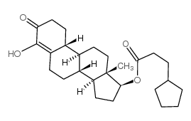 cas no 1254-35-9 is [(8R,9S,10R,13S,14S,17S)-4-hydroxy-13-methyl-3-oxo-2,6,7,8,9,10,11,12,14,15,16,17-dodecahydro-1H-cyclopenta[a]phenanthren-17-yl] 3-cyclopentylpropanoate