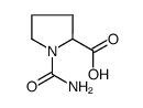 cas no 125411-62-3 is Proline, 1-(aminocarbonyl)- (9CI)
