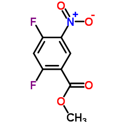 cas no 125568-71-0 is Methyl 2,4-difluoro-5-nitrobenzoate