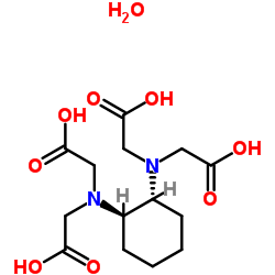 cas no 125572-95-4 is 2,2',2'',2'''-(trans-Cyclohexane-1,2-diylbis(azanetriyl))tetraacetic acid hydrate