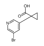 cas no 1256038-40-0 is 1-(5-Bromo-3-pyridinyl)cyclopropanecarboxylic acid