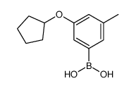 cas no 1256346-07-2 is (3-(CYCLOPENTYLOXY)-5-METHYLPHENYL)BORONIC ACID