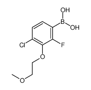 cas no 1256346-26-5 is 4-Chloro-2-fluoro-3-(2-methoxyethoxy)phenylboronic acid