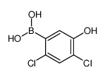 cas no 1256346-44-7 is 2,4-Dichloro-5-hydroxyphenylboronic acid