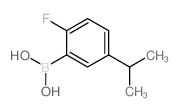 cas no 1256354-92-3 is (2-FLUORO-5-ISOPROPYLPHENYL)BORONIC ACID