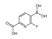 cas no 1256355-13-1 is 5-Borono-6-fluoropicolinic acid