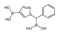 cas no 1256355-17-5 is 1-(1-Borono-1-phenylmethyl)-1H-pyrazole-4-boronic acid