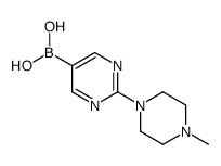 cas no 1256355-29-9 is [2-(4-methylpiperazin-1-yl)pyrimidin-5-yl]boronic acid