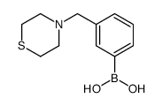 cas no 1256358-59-4 is [3-(thiomorpholin-4-ylmethyl)phenyl]boronic acid
